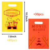 OSNIE 60 Packs Movie Night Party Favors Bags Plastic Candy Goodie Bags Loot Gift Bags with Handle for Hollywood Red Carpet Oscar Awards Theme Birthday Wedding Party Baby Shower Decorations Supplies