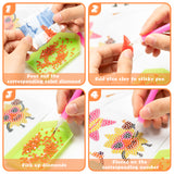 OSNIE 12Pcs Summer Beach 5D DIY Diamond Painting Kits for Kids Adult Beginners Under the Sea Ocean Animals Resin Rhinestone Diamond Mosaic Stickers Handmade Digital Paint by Numbers Art Craft Gift Set