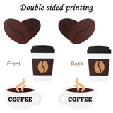 OSNIE 3 Pieces Coffee Tiered Tray Decorations Freestanding Wooden Table Centerpiece Double-Sided Printing Shelf Sitter Signs for Farmhouse Kitchen Coffee Bar Coffee Station Accessories Mug Life Décor