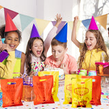 OSNIE 60 Packs Movie Night Party Favors Bags Plastic Candy Goodie Bags Loot Gift Bags with Handle for Hollywood Red Carpet Oscar Awards Theme Birthday Wedding Party Baby Shower Decorations Supplies