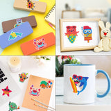 OSNIE 12Pcs Summer Beach 5D DIY Diamond Painting Kits for Kids Adult Beginners Under the Sea Ocean Animals Resin Rhinestone Diamond Mosaic Stickers Handmade Digital Paint by Numbers Art Craft Gift Set