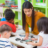 OSNIE 78Pcs Polar Animals Cutouts Winter Bulletin Board Decor Arctic Animals Polar Bear Snowy Owl Reindeer Cutting Paper Home Preschool Classroom Decoration Educational Cut-Outs for Kids Toddlers