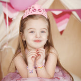 OSNIE DIY Bead Jewelry Making Kit for Kids Girls with Mermaid Starfish Shell Unicorn Rainbow Butterfly Heart Pearl Charms Beads for Bracelets Rings Necklaces Creativity Beading Kits Art Craft, 400Pcs+