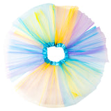 OSNIE 8Pcs Ballet Tutu Skirts for Toddler Girls 2-3Layers Multicolor Princess Pretend Dress Up Accessories Princess Party Supplies Girl's Birthday Outfit Halloween Christmas Costume Photo Shoot Prop