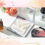 OSNIE Flower Girl Round Alphabet Pendant Necklace - 18K Gold Plated Tiny Capital Initial Letter Engraved Choker Wedding Day Thank You for Being My Flower Girl Proposal Dainty Jewelry Gift from Bride