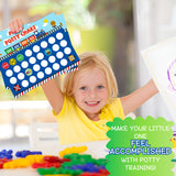 OSNIE Railroad Train Potty Training Chart for Toddler Boys, Choo Choo Traffic Sign Toilet Reward Chart with Sticker Step Instructions Poster Effective Reward Behavior Chart Games Set for Autistic Kids