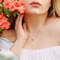 OSNIE Flower Girl Alphabet Heart Pendant Necklace - 18K Silver Plated Tiny Capital Initial Letter Engraved Choker Wedding Day Thank You for Being My Flower Girl Proposal Dainty Jewelry Gift from Bride