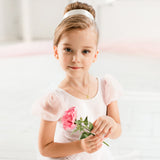 OSNIE Flower Girl Round Alphabet Pendant Necklace - 18K Gold Plated Tiny Capital Initial Letter Engraved Choker Wedding Day Thank You for Being My Flower Girl Proposal Dainty Jewelry Gift from Bride