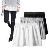 OSNIE 3Pcs Adjustable Layering Fake Top Lower Sweep Set Shirt Extender Hemline