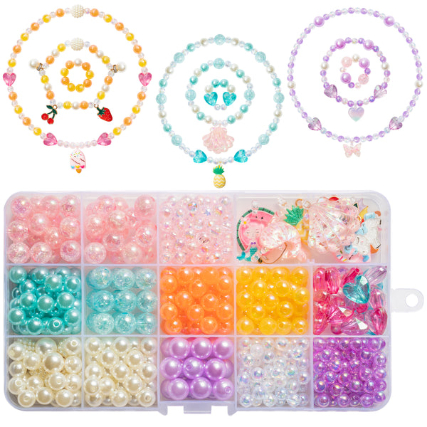  DIY Bead Jewelry Making Kit for Kids Girls with
