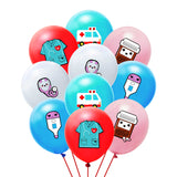 OSNIE 50Pcs Nurse Balloons with Ribbons, 12Inch Nursing Latex Balloons for Nurse Doctor Graduation Party Decorations Medical RN BSN Theme Party Decorations Supplies Kids Birthday Party Baby Shower