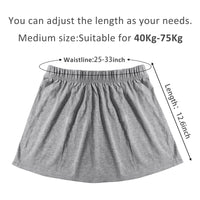 OSNIE 3Pcs Adjustable Layering Fake Top Lower Sweep Set Shirt Extender Hemline