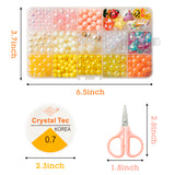 OSNIE Autumn DIY Bead Jewelry Making Kit for Kids Girls with Mushroom Honeybee Unicorn Ladybug Deer Bear Star Heart Pearl Charms Beads for Bracelets Rings Necklaces Creativity Beading Kits Art Craft, 400Pcs+