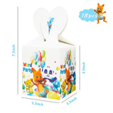 OSNIE 18 Packs Word Party Candy Treat Boxes for Cookies Snack Party Favors, Recyclable Paper Cardboard Candy Container Gifts Boxes, Word Party Decorations Supplies for Baby Shower Kids Birthday Party