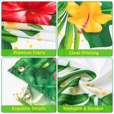 OSNIE We Are So Proud of You Congrats Graduation Party Backdrop Tropical Aloha 2023 GRAD Photography Summer Hawaiian Background Banner for College Prom Graduation Party Decoration Supplies Photo Props