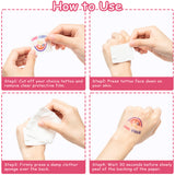 OSNIE 94Pcs Groovy Party Favors Include Retro Hippie Temporary Tattoos Stickers Keychains Brooch Pins Paper Clips Boho Rainbow Daisy Party Supplies for School Rewards Return Gifts Goodie Bag Fillers