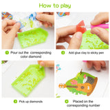 OSNIE 12 Pcs Hawaii Diamond Painting Kit 5D DIY Summer Beach Luau Diamonds Mosaic Stickers Kits for Kids and Adult Beginners, Creative Resin Rhinestone Handmade Paint by Numbers Art Craft Gifts Set