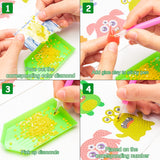 OSNIE 12 Pcs Halloween Monster 5D Diamond Painting Stickers Kit for Kids Adult Beginners Resin Rhinestone DIY Handmade Paint by Numbers Mosaic Stickers Art Crafts for Monster Themed Party Favors
