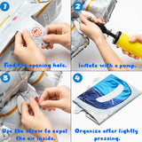 OSNIE 8 Pcs Outer Space 3rd Birthday Party Balloons Decorations Supplies for Kids Boys Large Astronaut Spaceman Star-Shaped Foil Mylar Balloons for Universe Galaxy Space Themed Trip to the Moon Party