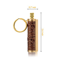 OSNIE 2Pcs Keychain Flint Metal Matchstick Fire Starter, Waterproof Outdoor Camping Survival Tools Kerosene Refillable Lighter, Emergency Survival Gear for Barbecue Outdoor Sports Enthusiasts Hikers