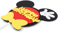 OSNIE Mickey Birthday Cake Topper, Mickey Birthday Party Supplies Inspired Cake Decoration for Mickey Themed Birthday Party Favors Baby Boys and Girls