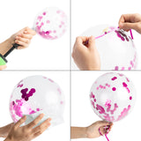 OSNIE Half Year Birthday Decorations Kit for Baby Girl- Happy 1/2 Birthday Banner, Triangle Flag Banner, Party Hat, Cake Topper, Foil Latex Balloon for 6 Months Birthday Party Baby Shower Decor(Pink)