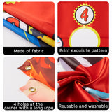 OSNIE Racing Car Toss Game Banner with 4 Bean Bags, Indoor Outdoor Party Throwing Game , Checkered Toss Game for Go Racing Theme Birthday Party Activities Decoration Set for Kids and Adults