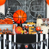 OSNIE Basketball One Letter Sign Wooden Table Centerpieces First 1st Birthday Party Decorations for Baby Boys Girls One Year Old Sports Theme 1st Birthday Milestone Baby Shower Cake Smash Photo Props