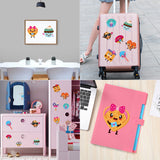 OSNIE 40 Sheets Valentine’s Day Dessert Make a Face Stickers Mix and Match DIY Make Your Own Sweets and Treats Party Game Stickers Craft Cupcake Doughnut Lollipop Cookie Waffle Party Favors for Kids