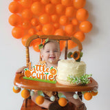 OSNIE Little Cutie Letter Sign Wooden Table Centerpieces Summer Fruit Orange Hey Cutie Tangerine Citrus Themed Party Decor Milestone Cake Smash Photo Prop for Birthday Bridal Baby Shower Fruit Wedding