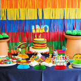 OSNIE 12Pcs Fiesta Honeycomb Centerpieces Table Topper Mexico Party Decorations and Supplies Mexican Table Decor Cinco De Mayo Party Favors Photo Booth Props for Taco bout Themed Festival Party