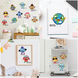 OSNIE 45Pcs Make Your Own Planet Holographic Stickers Games 9 Planets Shiny Solar System Birthday Party Favors Outer Space Make a Face Stickers Mix and Match DIY Art Craft Gifts for Kids School Class