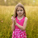 OSNIE DIY Bead Jewelry Making Kit for Kids Girls with Mermaid Starfish Shell Unicorn Rainbow Butterfly Heart Pearl Charms Beads for Bracelets Rings Necklaces Creativity Beading Kits Art Craft, 400Pcs+