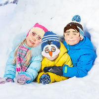 OSNIE 20 Pcs Ice Snow Theme Masks Set Princess Snow Queen Dress Up Costume Masks Cosplay Pretend Play Accessory Masks Photo Booth Props Winter Ice Birthday Party Supplies for Kids Girls …