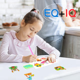 OSNIE 12 Pcs Hawaii Diamond Painting Kit 5D DIY Summer Beach Luau Diamonds Mosaic Stickers Kits for Kids and Adult Beginners, Creative Resin Rhinestone Handmade Paint by Numbers Art Craft Gifts Set