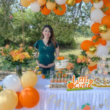 OSNIE Little Cutie Letter Sign Wooden Table Centerpieces Summer Fruit Orange Hey Cutie Tangerine Citrus Themed Party Decor Milestone Cake Smash Photo Prop for Birthday Bridal Baby Shower Fruit Wedding