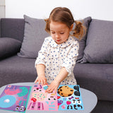 OSNIE 40 Sheets Valentine’s Day Dessert Make a Face Stickers Mix and Match DIY Make Your Own Sweets and Treats Party Game Stickers Craft Cupcake Doughnut Lollipop Cookie Waffle Party Favors for Kids