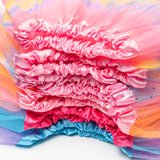 OSNIE 6Pcs Rainbow Ballet Tutu Skirts for Toddler Girls 2-3Layers Multicolor Princess Pretend Dress Up Accessories Princess Party Supplies Birthday Outfit Halloween Christmas Costume Photo Shoot Prop
