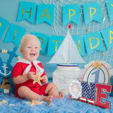 OSNIE Independence Day Little Firecracker ONE Letter Sign Wooden Table Centerpieces for Baby Boys Girls 4th of July First Birthday Party Decorations Supplies for Milestone Baby Shower Cake Smash Props