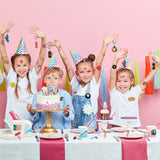 OSNIE 94Pcs Groovy Party Favors Include Retro Hippie Temporary Tattoos Stickers Keychains Brooch Pins Paper Clips Boho Rainbow Daisy Party Supplies for School Rewards Return Gifts Goodie Bag Fillers