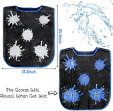 OSNIE 4Packs Water Activated Vests, Adjustable Red Blue Water Target Vests, Super Summer Outdoor Backyard Water Activities Pools Party Games Water Fight Play Fun Toys for Teens Kids Adults