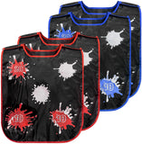 OSNIE 4Packs Water Activated Vests, Adjustable Red Blue Water Target Vests, Super Summer Outdoor Backyard Water Activities Pools Party Games Water Fight Play Fun Toys for Teens Kids Adults