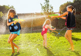 OSNIE 2Packs Water Activated Vests, Adjustable Red Blue Water Target Vests, Super Summer Outdoor Backyard Water Activities Pools Party Games Water Fight Play Fun Toys for Teens Kids Adults